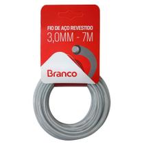 Fio de Aço Revestido 3,00mmx7m para Roçadeira 29601335 - Branco