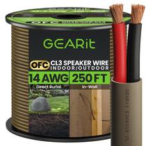Fio de alto-falante externo GearIt 14 Gauge (75m) 14 AWG - Brown