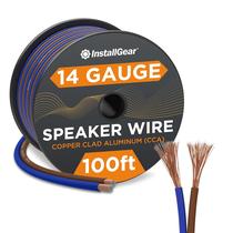 Fio de alto-falante InstallGear Cabo de 30,5 m de calibre 14 com toque suave