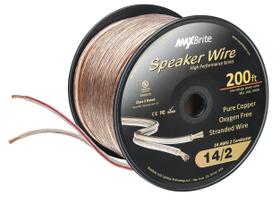 Fio de alto-falante MaxBrite High Performance 14 Gauge 60m