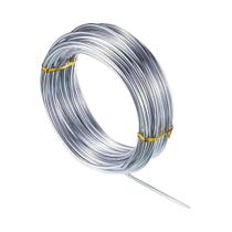 Fio De Alumínio Prateado 10M 115mm 2mm Versátil E Flexível Para Artesanato De Bonecas, Esqueletos E