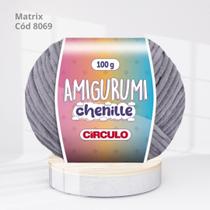 Fio de Amigurumi Chenille Circulo 100g COR:8069 MATRIX