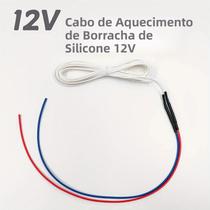 Fio De Aquecimento De Baixa Tensão Em Borracha De Silicone 12V Para Assentos De Carro, Cobertores