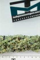 Fio de Cascalho de Ágata Verde Natural - 80 cm