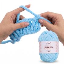Fio de Chenille Jumbo 20mm para Crochê de Braço e Mantas, 100% Poliéster, Toque Macio 250g Fio de Chenille Jumbo 20mm para Crochê de Braço e Mantas, 100% Poliéster, Toque Macio 250g