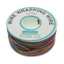 Fio De Cobre Estanhado 30AWG 280m Para Enrolamento De PCB, Cabo Jumper Para Protoboard, Condutor Fio De Cobre Estanhado 30AWG 280m Para Enrolamento De PCB, Cabo Jumper Para Protoboard, Condutor