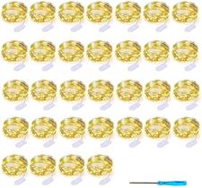 Fio de cobre impermeável Fairy Lights VOOKRY 30 LED 3m 32 unidades