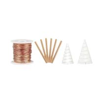 Fio De Cobre Puro 40m 130ft Com Jig De Enrolamento Fibonacci Para Cultivo Elétrico E Crescimento De Fio De Cobre Puro 40m 130ft Com Jig De Enrolamento Fibonacci Para Cultivo Elétrico E Crescimento De
