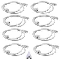 Fio de conexão de lâmpada para tubo LED T5 T8 de 3 pinos de extremidade dupla Fio de conexão de lâmpada para tubo LED T5 T8 de 3 pinos de extremidade dupla