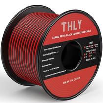 Fio de conexão elétrica THLY 18 Gauge 36m vermelho e preto 12V Fio de conexão elétrica THLY 18 Gauge 36m vermelho e preto 12V