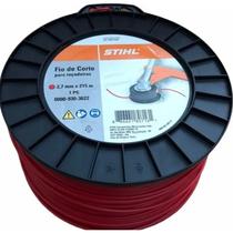 Fio de Corte Stihl Para Roçadeiras - Nylon Redondo Vermelho 2.7 mm X 215mts Fio de Corte Stihl Para Roçadeiras - Nylon Redondo Vermelho 2.7 mm X 215mts