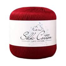 Fio De Crochê Fino De Algodão E Seda 200g 80% Seda 20% Algodão Para Tricô De Suéter, Xale E Jaqueta