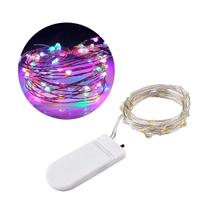 Fio De Fada Cordão Cobre 2M 20 Leds Luz Cores Decoração Fio De Fada Cordão Cobre 2M 20 Leds Luz Cores Decoração