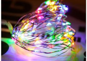 Fio De Fada Cordão De Led 5m 50 Leds Função Pilha