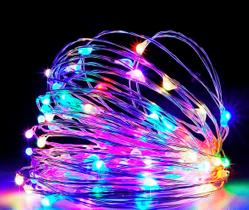 Fio De Fada Led Decoração Cordão De Luz 2mts - Colorido - Wincy Natal
