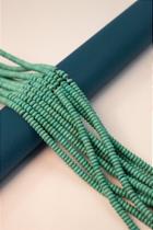 Fio de Howlita Rondele 6mm - 40cm com 110 Pedras Fio de Howlita Rondele 6mm - 40cm com 110 Pedras