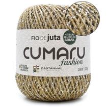 Fio de Juta Natural Cumaru Fashion Brilho Prata 200g - 260 Metros Fio de Juta Natural Cumaru Fashion Brilho Prata 200g - 260 Metros