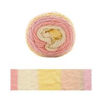 Fio De Lã De Algodão Multicolorido Tingido Em Segmentos Para DIY, Cachecol, Chapéu, Almofada, Linha