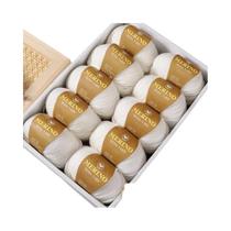 Fio De Lã De Alpaca 500g 10 Meadas Fino-Médio 212 Para Tricô De Suéteres, Cachecóis E Chapéus