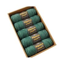 Fio De Lã De Alpaca Multicolorido 500g 245g Kit De Tricô Grosso Para Homens E Mulheres, Para
