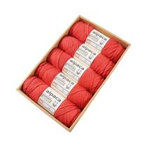 Fio De Lã De Alpaca Multicolorido 500g Em Bolsa Grande Para Tricô De Suéteres, Casacos, Cachecóis E