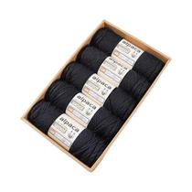 Fio De Lã De Alpaca Multicolorido 500g Em Bolsa Grande Para Tricô De Suéteres, Casacos, Cachecóis E