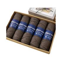 Fio De Lã De Alpaca Quente E Elegante 500g Grosso Para Suéteres, Corta-ventos, Jaquetas, Cachecóis E