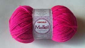 Fio de lã mollet 100g círculo - cores lisas - unidade