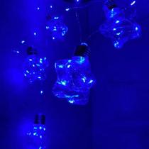 Fio De Led Com 10 Lâmpadas Estrelas Fio De Fada USB e Pilha Fio De Led Com 10 Lâmpadas Estrelas Fio De Fada USB e Pilha