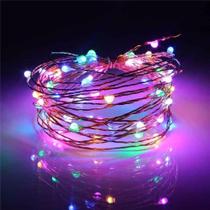 Fio De Led Fada Flexível 2m 20leds Fairy Lights Decoração
