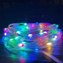 Fio de led rgb 20m com controle