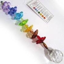 Fio de Luz 7 Chakras com Bola de Cristal 30mm