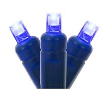 Fio de luz de Natal LED de grande angular azul Vickerman 70 11 m