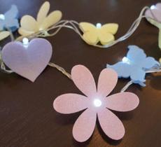 Fio De Luz Luz de Fada Mix Feltro Candy Colors Bivolt