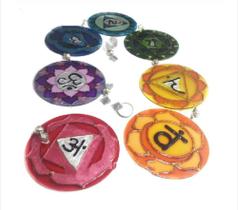 Fio de Luz Mandala em Vidro 7 Chakras