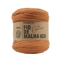 Fio de malha extra premium 25mm cor 18 caramelo unidade