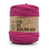 Fio de malha extra premium 25mm cor 82 fúcsia unidade Fio de malha extra premium 25mm cor 82 fúcsia unidade