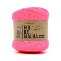 Fio de malha extra premium cor 80 rosa neon unidade