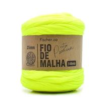 Fio de malha extra premium cor 81 amarelo neon unidade