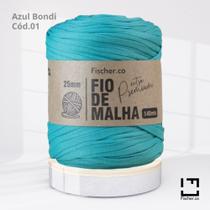 Fio de Malha Extra Premium Fischer 25mm Azul Bondi Cód. 01