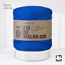 Fio de Malha Extra Premium Fischer 25mm Azul Royal Especial Cód. 66
