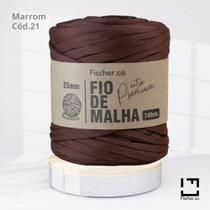 Fio de Malha Extra Premium Fischer 25mm Marrom Cód. 21