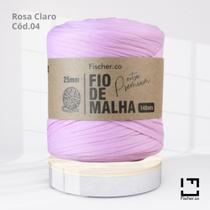 Fio de Malha Extra Premium Fischer 25mm Rosa Claro Cód. 04