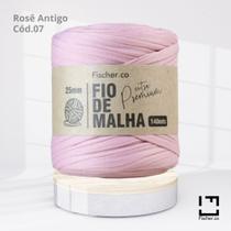 Fio de Malha Extra Premium Fischer 25mm Rosê Antigo Cód. 07
