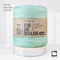 Fio de Malha Extra Premium Fischer 25mm Verde Hortelã Cód. 02 Fio de Malha Extra Premium Fischer 25mm Verde Hortelã Cód. 02