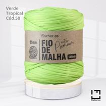 Fio de Malha Extra Premium Fischer 25mm Verde Tropical Cód. 50 Fio de Malha Extra Premium Fischer 25mm Verde Tropical Cód. 50