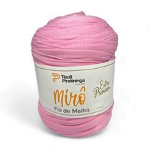 Fio De Malha Extra Premium Miro 25mm 140m Rosa Bebe