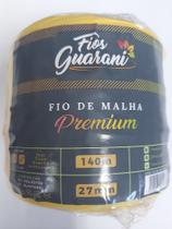 Fio de malha guarani Premium 140 metros 27mm amarelo