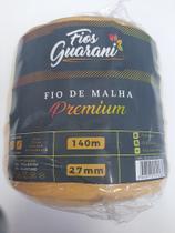 Fio de malha guarani Premium 140 metros 27mm cor amarelo Queimado