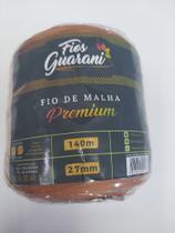 Fio de malha guarani Premium 140 metros 27mm cor caramelo